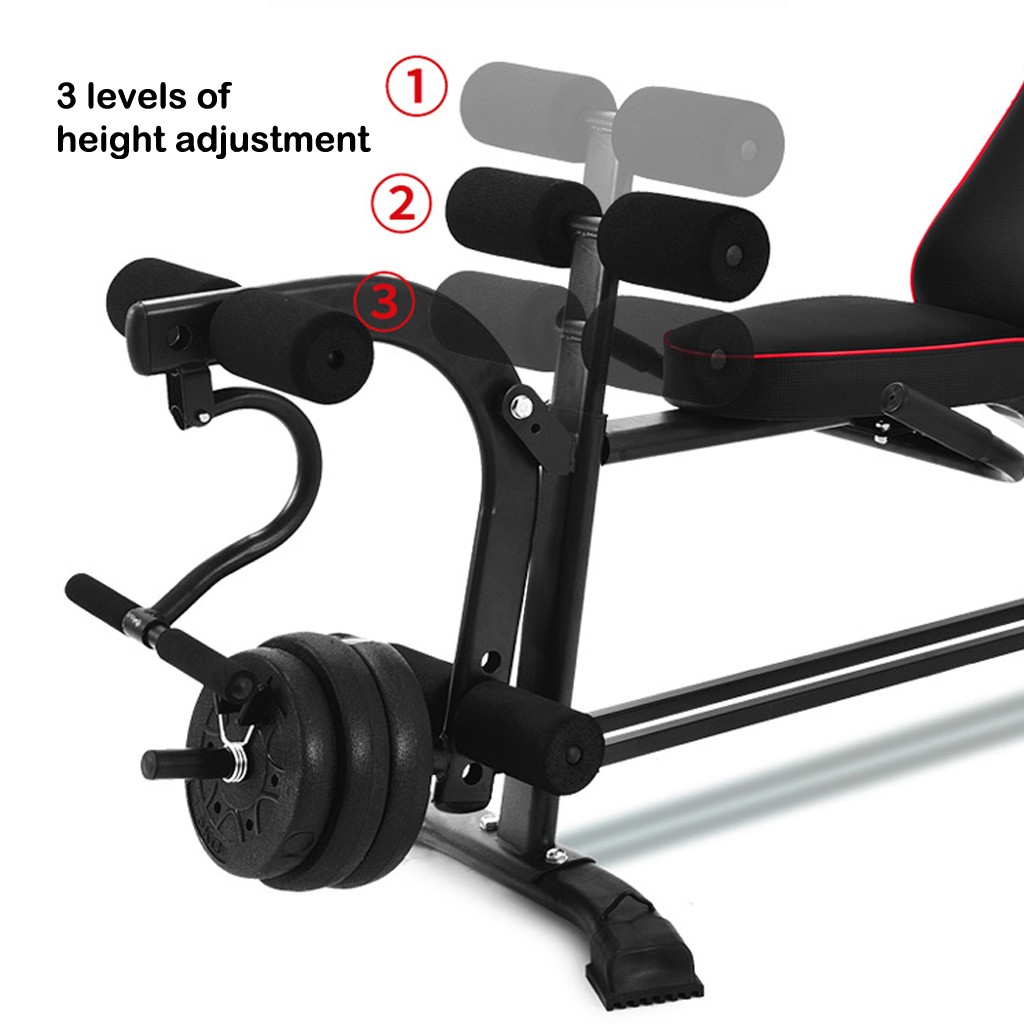 Details about   Adjustable Sit Up A B Incline Abs Bench Flat Fly Weight Press Gym Fitness Rope F 